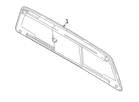 Back Glass for 2019 Nissan TITAN XD #0