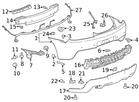 Parking Aid for 2014 Chevrolet Camaro #1