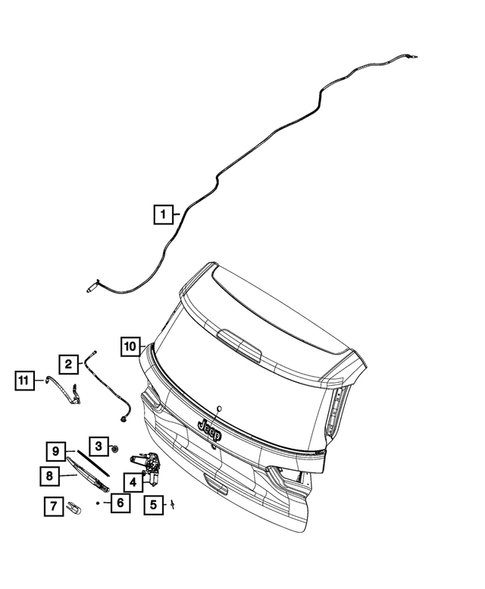 Wiper and Washer System for 2018 Jeep Compass #2