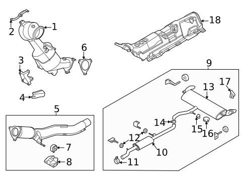 Exhaust Components for 2021 Land Rover Discovery Sport #0