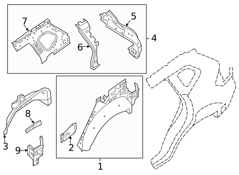 Inner Structure for 2020 Nissan Rogue #0