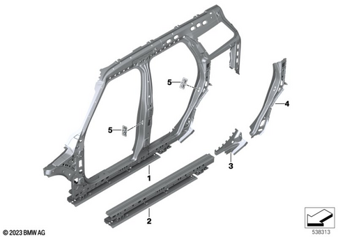 Body Side Panel for 2024 Mini Countryman SE ALL4 #4