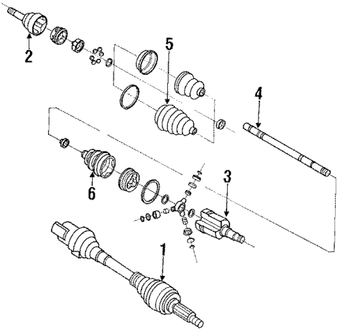 Drive Axles for 1991 Oldsmobile Silhouette #0