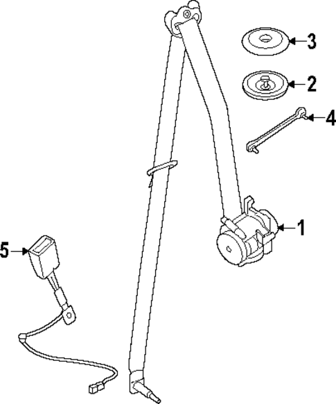 Front Seat Belts for 2020 Mini Cooper #0