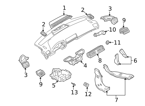 Ducts for 2007 Audi A4 Quattro #0