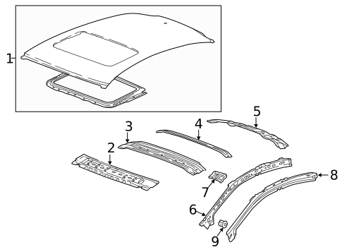 Roof & Components for 2017 Chevrolet Cruze #1
