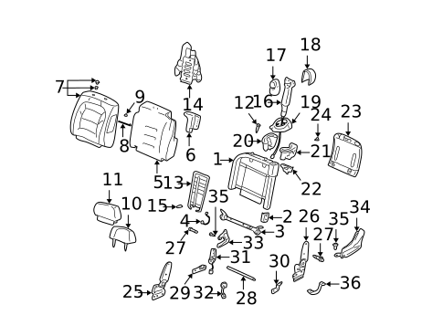 Power Seats for 2004 Cadillac DeVille #2