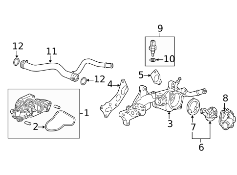Powertrain Control for 2013 Acura RDX #1