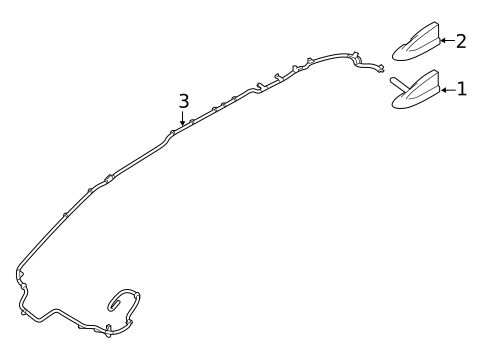 Antenna & Radio for 2018 Mitsubishi Outlander #0