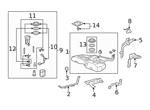 Fuel System Components for 2008 Honda Accord #3