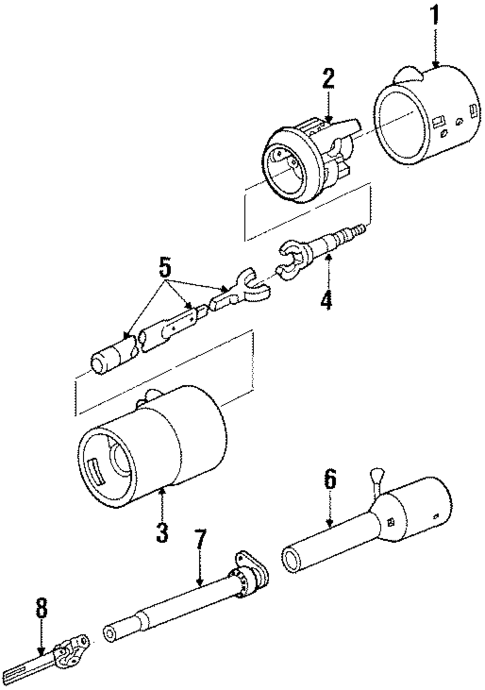 Shaft & Internal Components for 1988 Dodge 600 #0