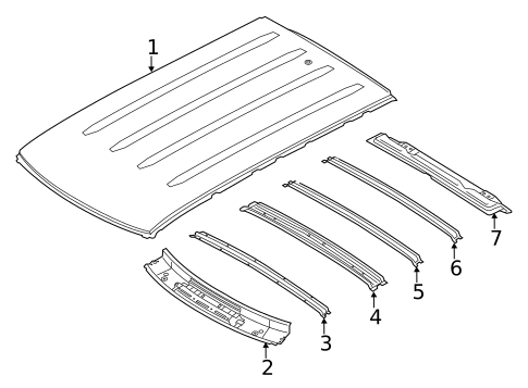 Roof & Components for 2015 Kia Soul EV #0