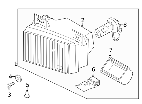 Bulbs - Chassis for 2000 Volvo V40 #3