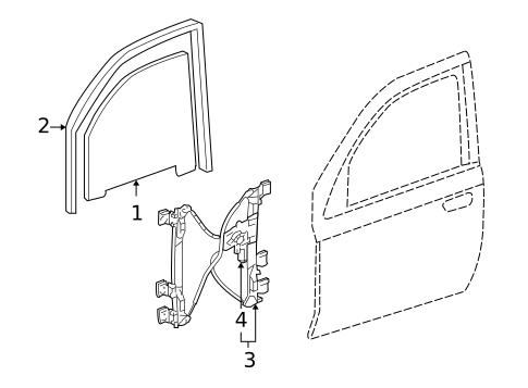 Front Door for 2005 Buick Rainier #0