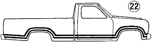 Stripe Tape for 1985 Ford F-250 #4