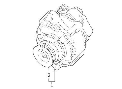 Alternator for 2006 Lexus GX470 #1