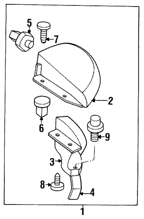 Exterior Trim - Quarter Panel for 1993 Dodge Stealth #0