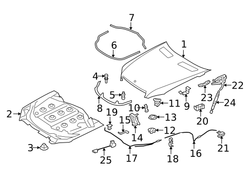 Anti-Theft Components for 2007 Mercedes-Benz S 600 #1