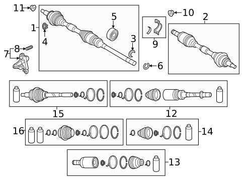 Drive Axles for 2022 Mazda CX-30 #0