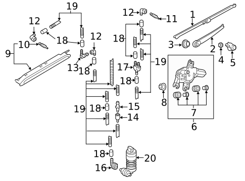 Wipers for 2019 Volkswagen Tiguan #1