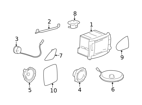 Sound System for 2005 Cadillac CTS #0