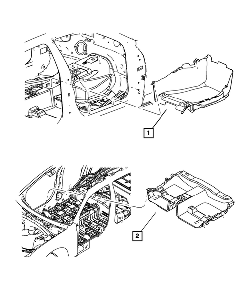 Carpets, Floor Mats, Load Floor, and Silencers for 2011 Dodge Charger #2