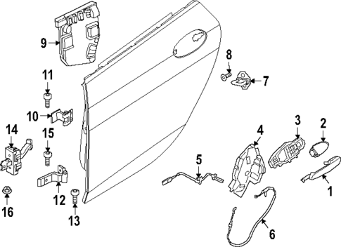 Lock & Hardware for 2025 BMW 228 xDrive Gran Coupe #1