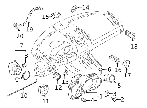 Instruments & Gauges for 2016 Porsche Cayman #0