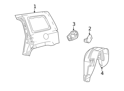 Quarter Panel & Components for 2014 Jeep Patriot #0