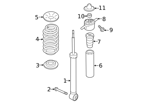 Shocks & Components for 2019 Kia Forte #1