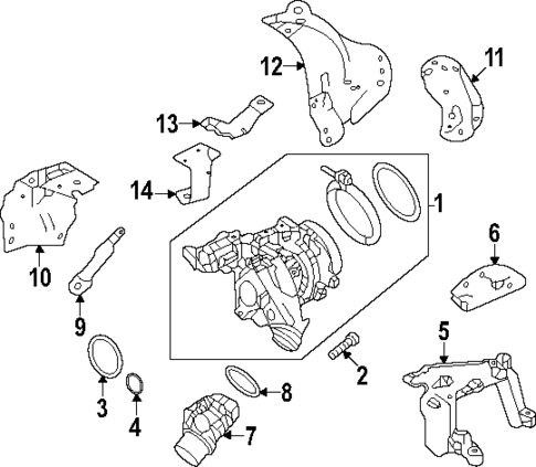 Turbocharger for 2025 Acura MDX #0