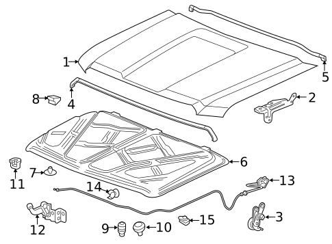 Hood & Components for 2019 GMC Sierra 2500 HD #2