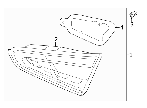 Backup Lamps for 2014 Kia Forte Koup #0
