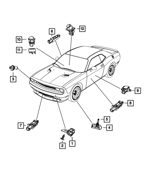 Sensors for 2013 Dodge Challenger #0