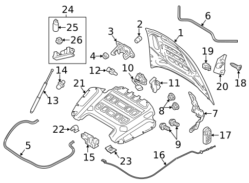 Hood & Components for 2015 Porsche Panamera #3