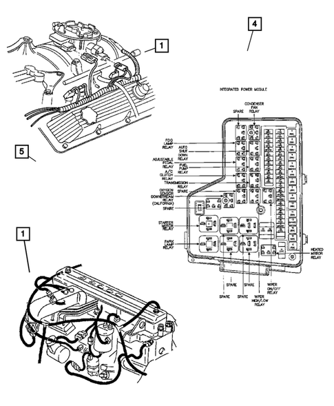 Wiring-Engine & Related Parts for 2004 Dodge Ram 2500 #1
