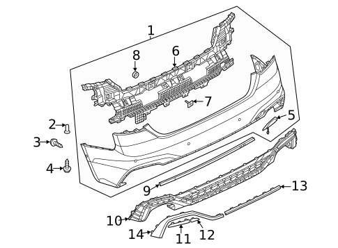 Bumper & Components - Rear for 2021 Audi RS5 #0