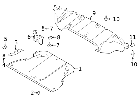 Under Cover & Splash Shields for 2020 Jaguar I-Pace #0