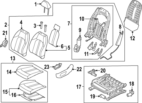Power Seats for 2022 Hyundai Sonata #1