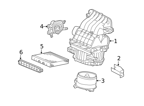 Blower Motor & Fan for 2016 Honda CR-V #0