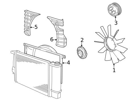 Cooling Fan for 2000 BMW Z3 #0