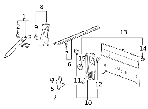 Interior Trim - Cab for 2006 Isuzu i-280 #0
