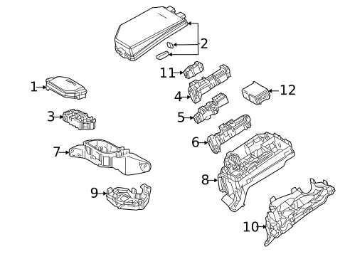 Fuse & Relay for 2020 Lexus UX200 #0