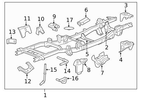 Frame & Components for 2010 Dodge Ram 3500 #1