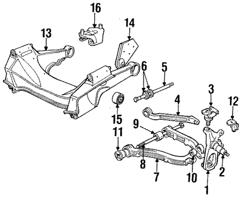 Suspension Components for 1991 Jaguar XJ6 #0