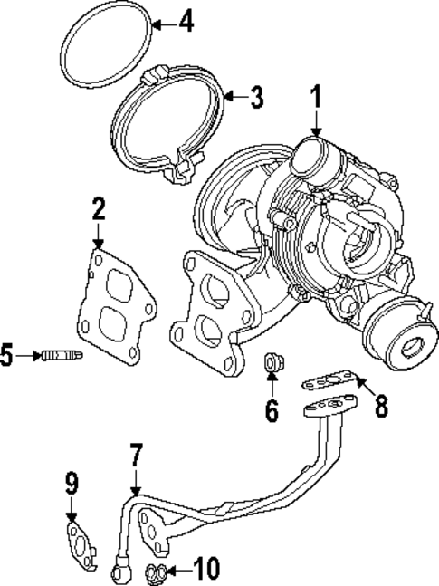 Turbocharger & Components for 2024 Lexus NX350 #0