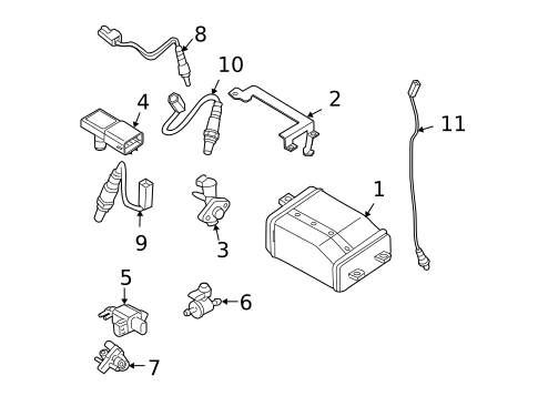 Emission Components for 2023 Nissan TITAN #34