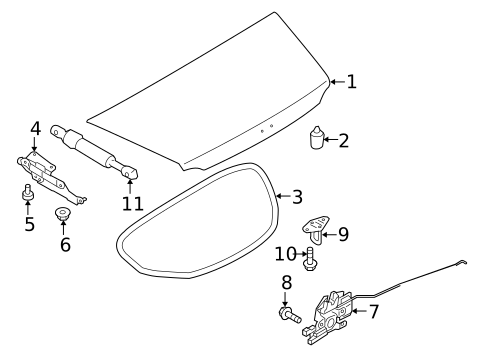 Trunk for 2017 Mazda MX-5 Miata #0
