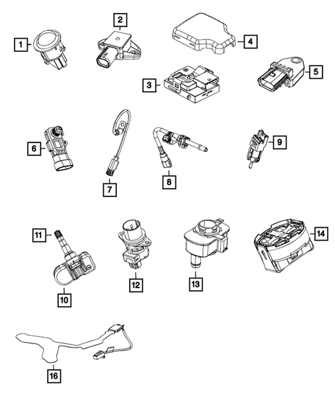 Sensors for 2017 Ram 1500 #0