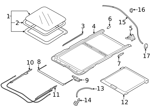 Sunroof for 2021 Subaru Forester #0